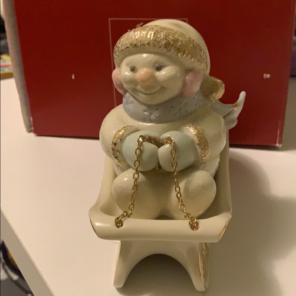 Lenox Snowman Votive